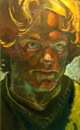 Dan Spalding Portrait Painting Five